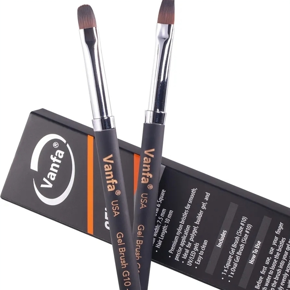 💄 2pc Nail Brush set
